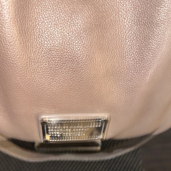 Marc by Marc Jacobs Classic Q Francesca Taupe Pebbled Leather Tote Hobo - Picture 6 of 16